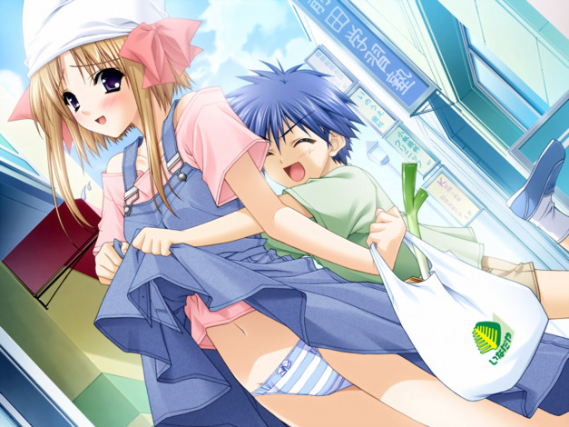 Обои картинки фото аниме, shuffle