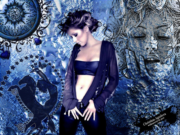 Обои картинки фото музыка, christina, aguilera