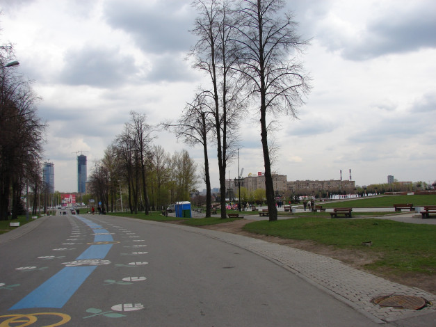 Обои картинки фото поклонная, гора, города, москва, россия