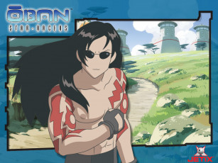 Картинка oban star racers аниме парень глаза волосы