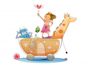 Картинка рисованные дети