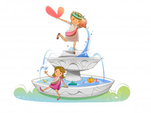 Картинка рисованные дети