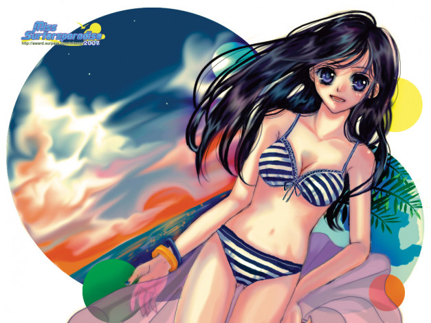 Обои картинки фото аниме, miss, surfersparadise