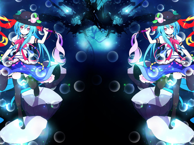 Обои картинки фото аниме, touhou