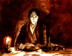 Картинка милый друг рисованные люди мопассан