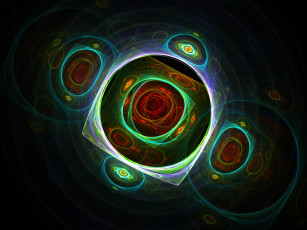 Картинка 3д графика fractal фракталы фон узор рисунок