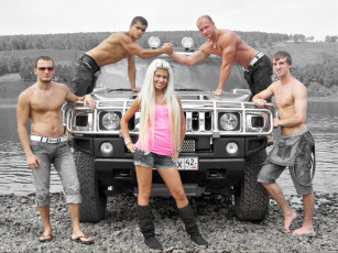 Картинка автомобили авто девушками