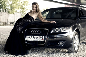 Картинка автомобили авто девушками