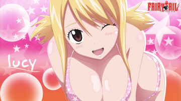 Картинка lucy heartfilia аниме fairy tail девушка