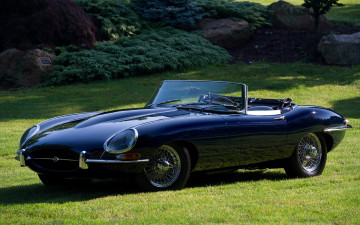 Картинка автомобили jaguar e-type 1961