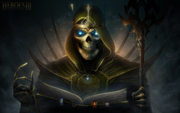 Картинка видео игры heroes of might and magic iii sandro 3 сандро Череп книга tamplierpainter