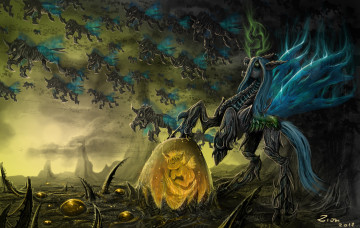 Картинка фэнтези нежить queen chrysalis