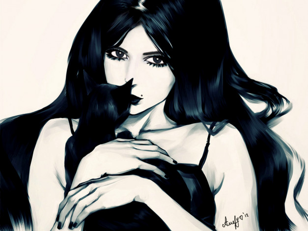 Обои картинки фото amely, style, рисованные, люди
