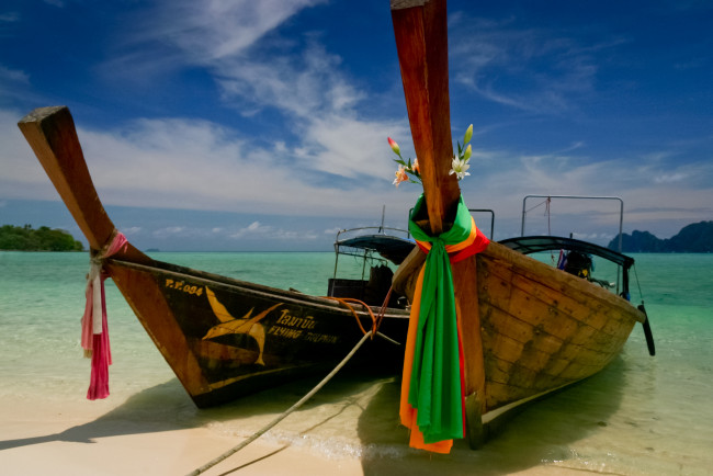 Обои картинки фото корабли, лодки, шлюпки, побережье, каноэ