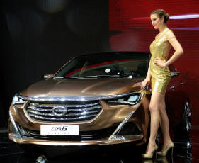 Картинка автомобили авто+с+девушками модель авто выставка