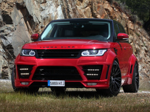 Картинка автомобили range+rover clr rs lumma design красный