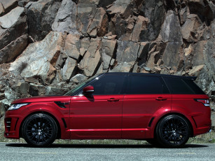 Картинка автомобили range+rover lumma design clr rs красный