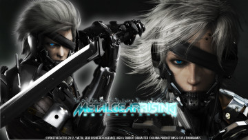 Картинка видео+игры metal+gear+rising +revengeance cyborg ninja katana jack the ripper лицо raiden