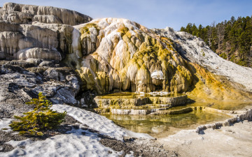 Картинка природа горы вода камнепад скалы