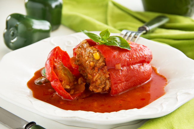 Обои картинки фото еда, вторые блюда, перец