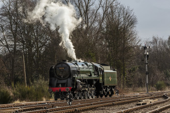 Картинка техника паровозы паровоз рельсы дорога железная