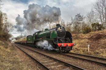 Картинка техника паровозы паровоз рельсы дорога железная