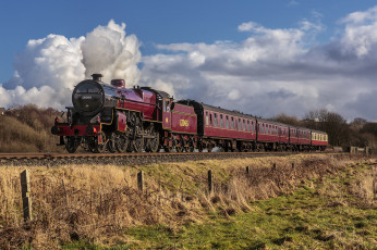 Картинка техника паровозы паровоз рельсы дорога железная