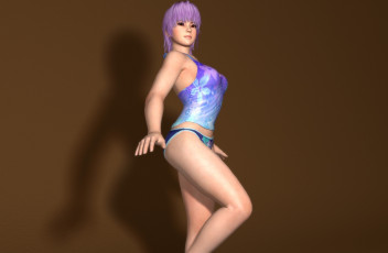 Картинка 3д+графика аниме+ anime девушка взгляд фон