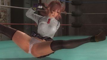 Картинка 3д+графика аниме+ anime девушка поза фон взгляд