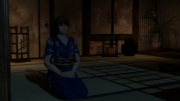 Картинка 3д+графика аниме+ anime фон взгляд девушка