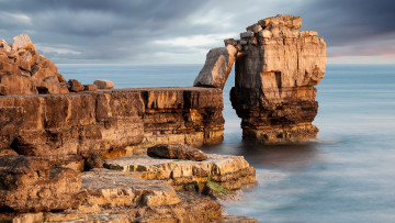 Картинка природа побережье пейзаж море скалы