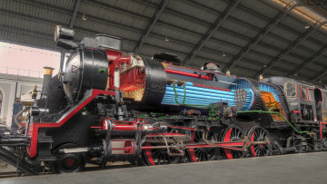 Картинка техника паровозы паровоз рельсы дорога железная