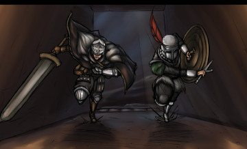 Картинка dark+souls видео+игры воины