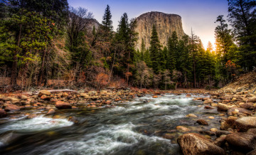 Картинка природа реки озера пороги река лес горы