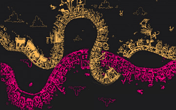 Картинка векторная+графика техника+ equipment вагоны цифры облака паровозики изгибы змейка номера