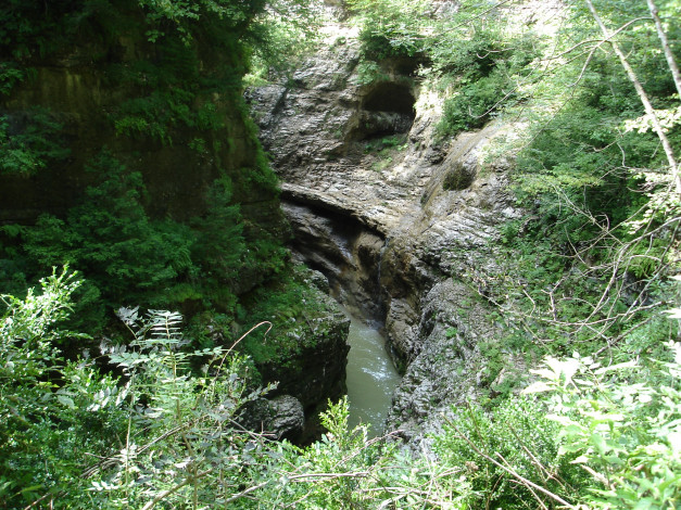 Обои картинки фото ущелье гуамка, природа, горы, кавказские