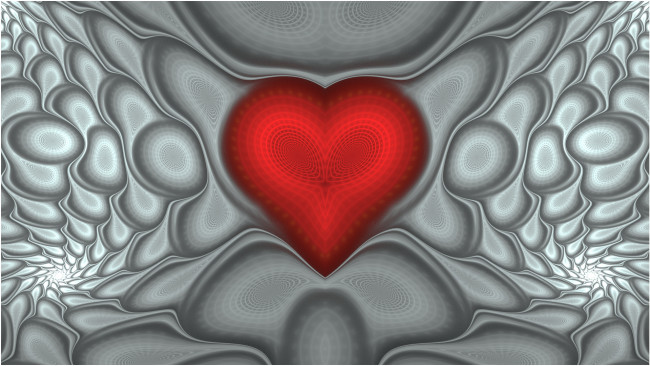 Обои картинки фото 3д графика, абстракция , abstract, сердечки, цвета, фон, узор