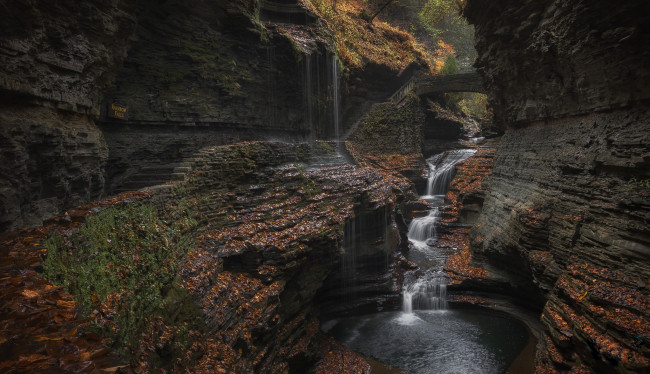 Обои картинки фото природа, водопады, водопад, ущелье