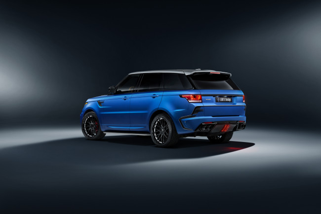 Обои картинки фото автомобили, range rover, sport, голубой, 2014г, winner, rover, design, range, larte