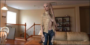 Картинка 3д+графика существа+ creatures халк взгляд фон