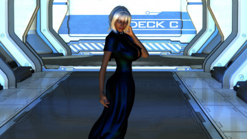 Картинка 3д+графика фантазия+ fantasy девушка взгляд фон