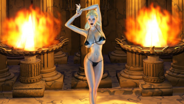 Картинка 3д+графика люди+ people фон взгляд девушка