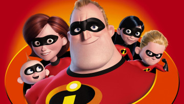 обоя мультфильмы, the incredibles, персонаж