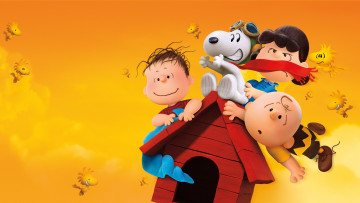 обоя мультфильмы, the peanuts movie, персонажи