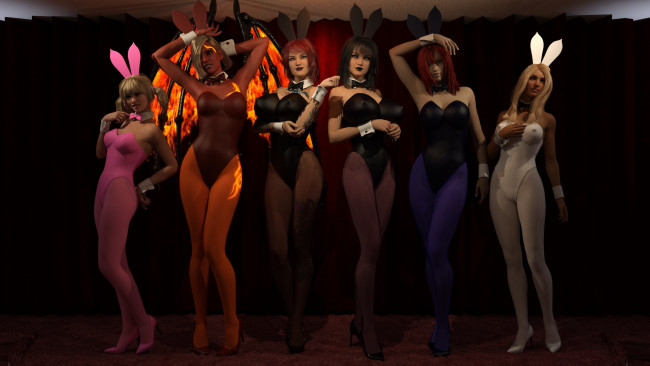 Обои картинки фото 3д графика, люди , people, фон, взгляд, девушки