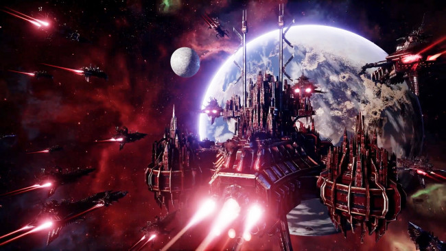 Обои картинки фото battlefleet gothic,  armada, видео игры, battlefleet, gothic, armada, стратегия, космос, action
