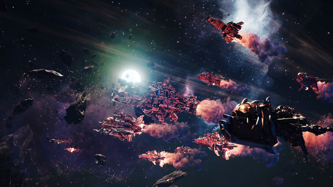 Обои картинки фото battlefleet gothic,  armada, видео игры, battlefleet, gothic, armada, стратегия, космос, action