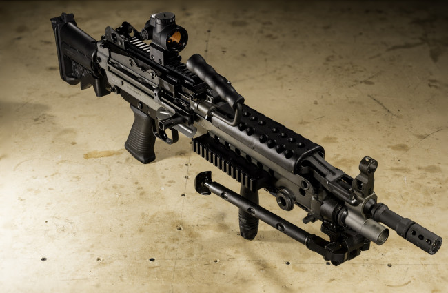 Обои картинки фото оружие, пулемёты, пулемёт, fn, minini, m249