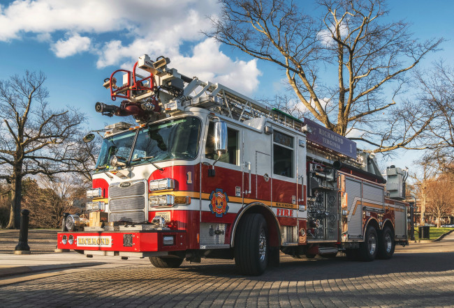 Обои картинки фото автомобили, пожарные машины, пожарка