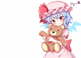 Картинка аниме touhou фон девушка взгляд